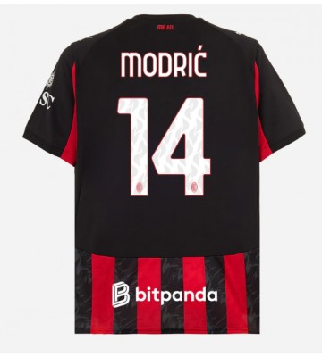 AC Milan Luka Modric #14 Primera Equipación 2025-26 Manga Corta AC Milan Luka Modric #14 Primera Equipación 2025-26 Manga Corta